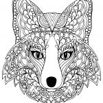 Coloriage Mandala À Imprimer Gratuit Génial Coloring Page Beutiful Fox Head Free To Print