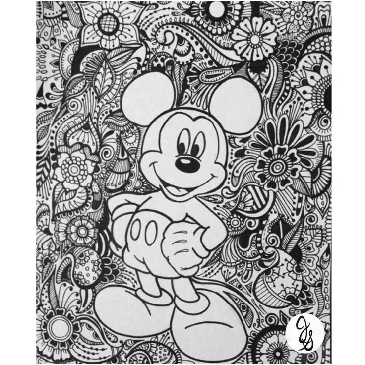 Coloriage Mandala Disney Luxe Diseño De Minnie Y Mickey Dibujos Y Mandalas