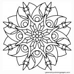 Coloriage Mandala Fleur Génial Coloriage Mandala Fleurs Gratuit