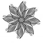 Coloriage Mandala Fleur Inspiration Fleur Mandala … Tats