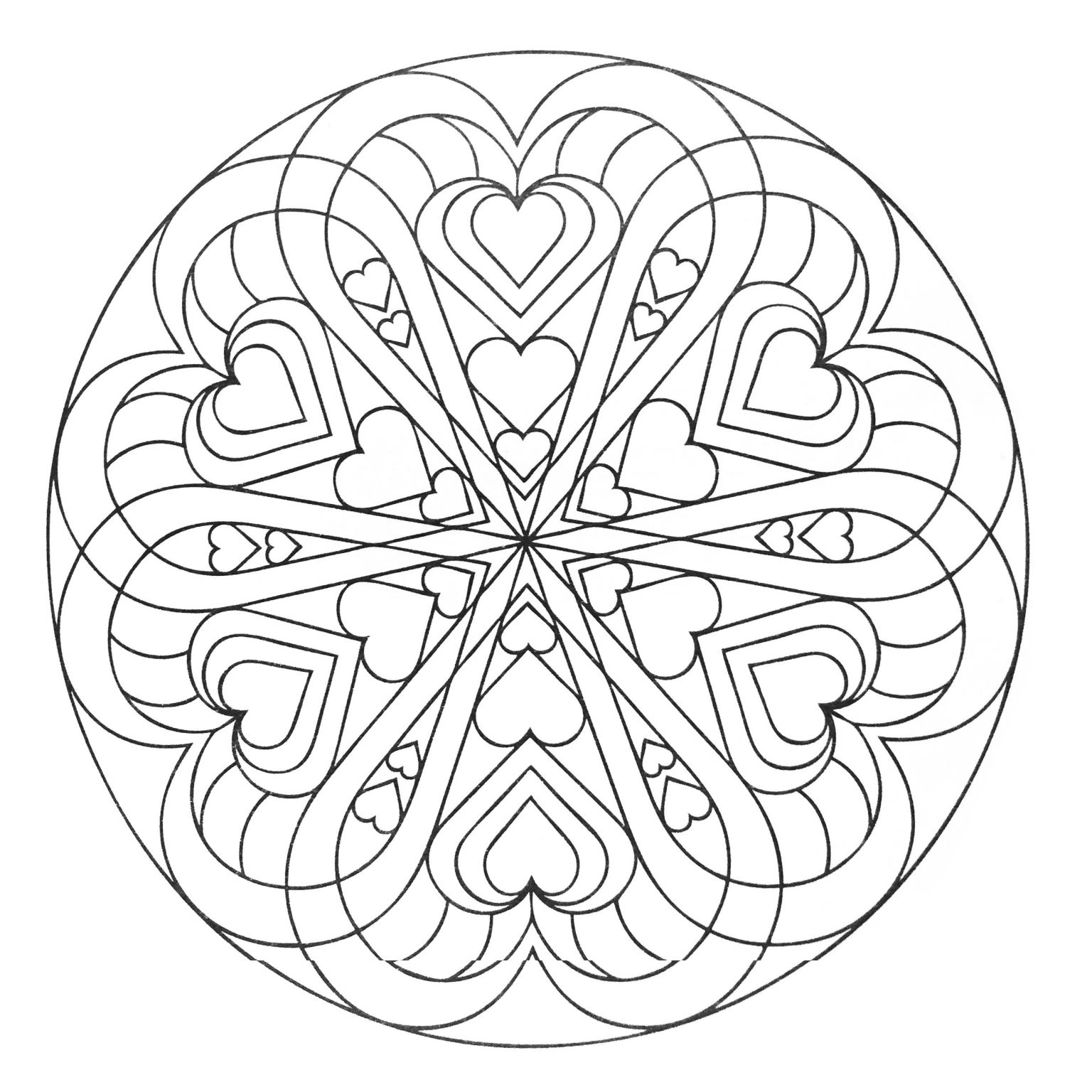 Coloriage Mandala Génial Beau Dessin De Mandala A Colorier A Imprimer