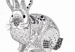 Coloriage Mandala Lapin Nouveau Efie Goes Zentangle Ben Kwok Rabbit