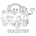 Coloriage Martin Cars Nice 1000 Images About Gateau Cars On Pinterest