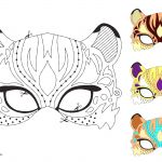 Coloriage Masque Licorne Inspiration Kit Masques De Carnaval Imprimer Avec Et Masque