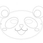 Coloriage Masque Licorne Nouveau Masque De Panda à Colorier