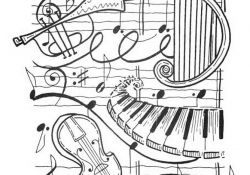 Coloriage Musique Nice 1000 Images About Icolor &quot;music&quot; On Pinterest