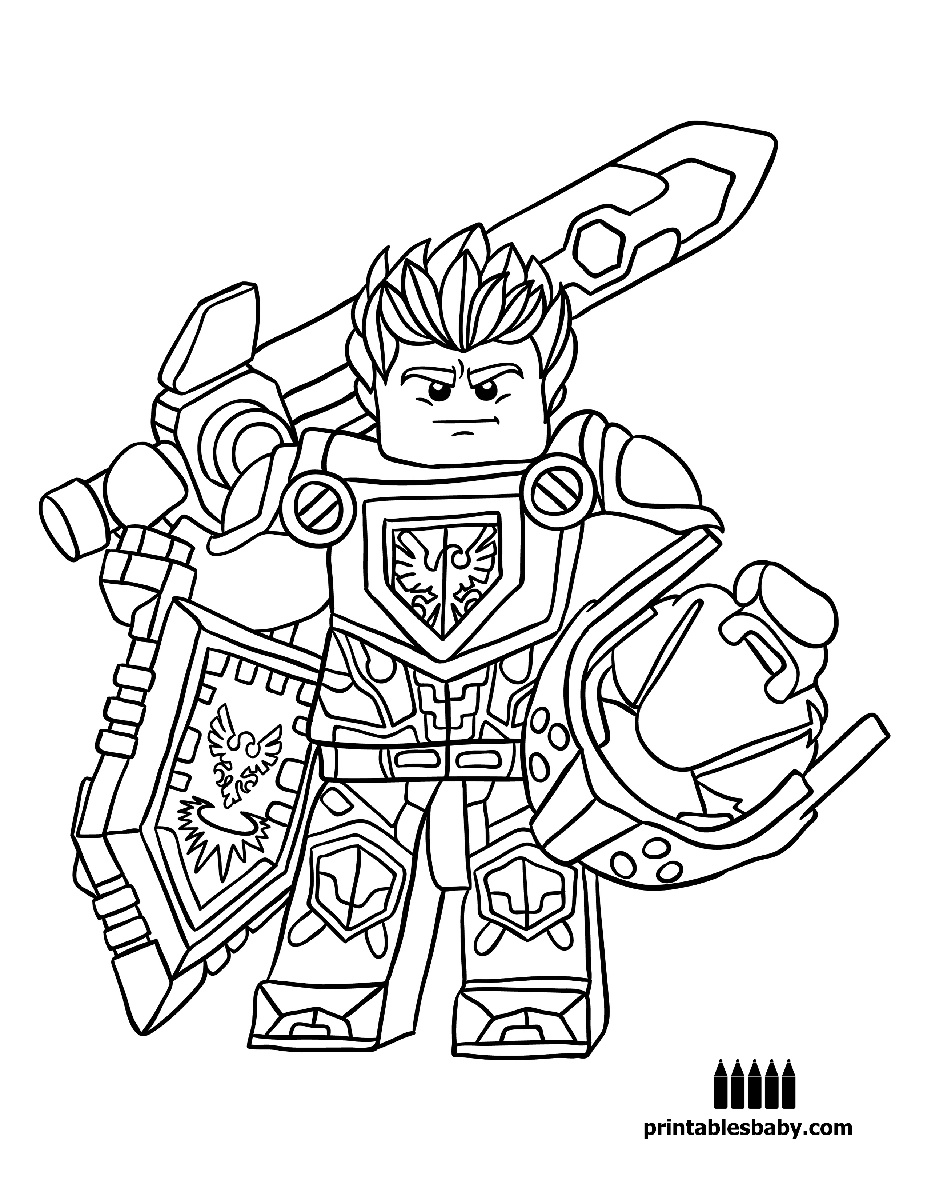 Coloriage Nexo Knights Frais Nexo Knight Coloring Pages at Getcolorings