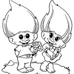 Coloriage Original Inspiration Troll Coloring Pages For Kids Print And Color The