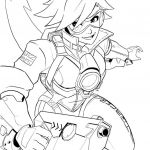 Coloriage Overwatch Génial Tracer Lineart By Beamer On Deviantart