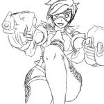 Coloriage Overwatch Nice Coloriage Overwatch Tracer By Eremas Jecolorie