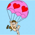 Coloriage Parachute Génial Dessin De Cupidon En Parachute Colorie Par Membre Non