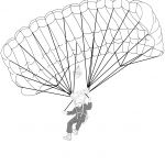 Coloriage Parachute Génial Dibujo De Paracaidista Para Colorear