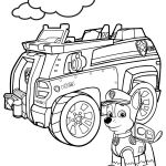 Coloriage Pat Patrouille Chase Frais Paw Patrol Picture To Color Chase