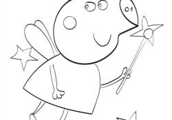 Coloriage Peppa Pig Gratuit Génial Coloriage Peppa Fée A Colorier