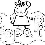 Coloriage Peppa Pig Gratuit Luxe Coloriage Peppa Pig Dessin à Imprimer Sur Coloriages Fo