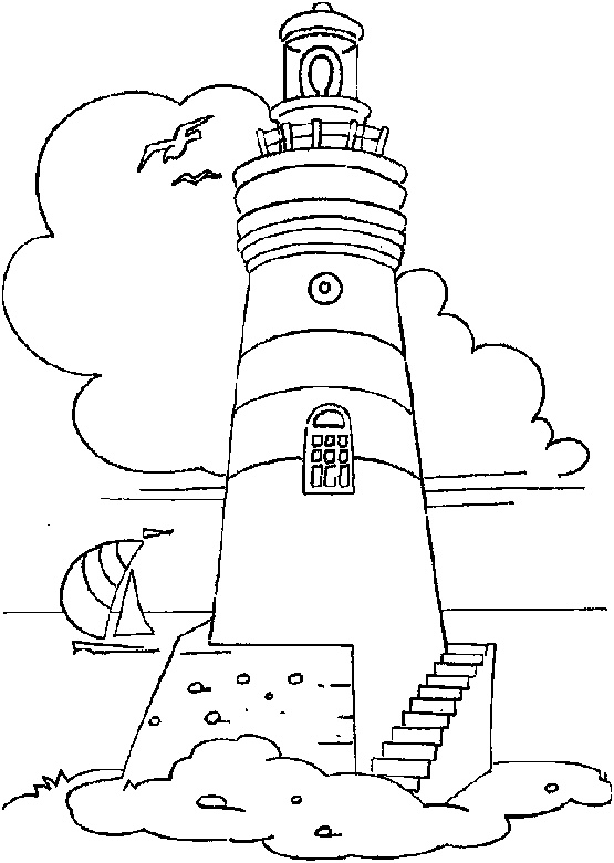 Coloriage Phare Génial Lighthouse Coloring Pages For Adults