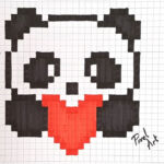 Coloriage Pixel Art Inspiration Pixel Art Ment Dessiner Un Panda Kawaii Pas A Pas