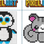 Coloriage Pixel Art Unique Coloriage Pixel Art Facile Fichier Mod¨les Pixel Art Pour