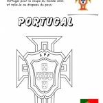 Coloriage Portugal Frais Drapeau Equipe De Foot Ze48
