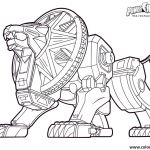 Coloriage Power Rangers À Imprimer Nice Coloriage Power Rangers Dino Charge Lion Robot Jecolorie