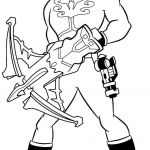 Coloriage Power Rangers Élégant Power Rangers Pose Holding A Dart Guns