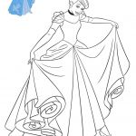 Coloriage Princesse Cendrillon Élégant Coloriage Princesse Disney à Imprimer En Ligne