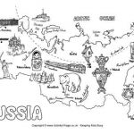 Coloriage Russie Frais Russia Map Colouring Page