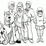 Coloriage Scooby Doo Nice Scooby Doo Gang Coloring Page Coloring Home