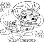 Coloriage Shimmer And Shine Élégant Shimmer And Shine Coloring Pages Printable