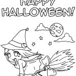 Coloriage Sorcière Génial Coloriage Sorciere Manga Happy Halloween Dessin