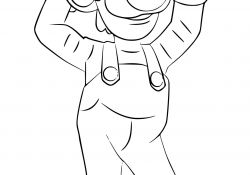 Coloriage Splatoon 2 À Imprimer Inspiration Coloriage Luigi Super Smash Bros à Imprimer
