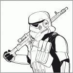 Coloriage Stormtrooper Meilleur De Stormtrooper Coloring Pages 698×697