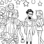 Coloriage Teen Titans Nice Team Titans Coloring Pages Chibi Coloring Pages