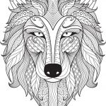 Coloriage Teen Wolf Élégant 230 Best Coloriage Mandala Chien Images On Pinterest