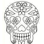 Coloriage Tete De Mort Mexicaine A Imprimer Élégant Coloriage Tête De Mort Mexicaine 20 Dessins à Imprimer