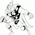 Coloriage Thor Nice Thor Para Dibujar Pintar Colorear Imprimir Recortar Y