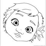 Coloriage Vaiana Bebe Meilleur De Cute Baby Moana Face Coloring Page Free Coloring Pages
