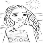 Coloriage Viana Luxe Cute Girl Coloring Pages To And Print For Free