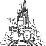 Coloriage Walt Disney Nouveau Disneyland Castle Return To Childhood Adult Coloring