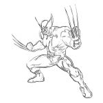 Coloriage Wolverine Nice Wolverine 6 Super Héros – Coloriages à Imprimer