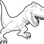 Dinosaure Coloriage T Rex Génial Free Printable T Rex Dinosaur Coloring Page For Kids