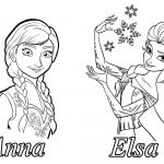 Elsa Et Anna Coloriage Nice Coloriage Reine Des Neiges Anna Elsa Dessin