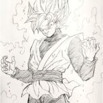 Goku Coloriage Élégant Super Saiyan Rose Black Goku Image Drawn By Young Yijii