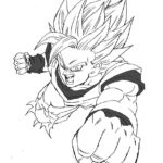 Goku Coloriage Nice Goku Ssj2 Drawing At Getdrawings