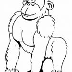 Gorille Coloriage Frais Dessins Gratuits à Colorier Coloriage Gorille à Imprimer