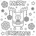 Joyeux Noel Coloriage Génial Joyeux Noël Coloriage Illustration Vectorielle Noir Et