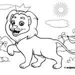 Lion Coloriage Meilleur De Le Petit Roi Lion Coloriage Animaux Gratuit Sur Webjunior