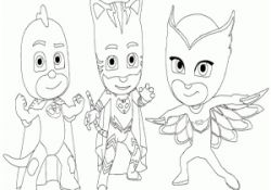 Pyjamask Coloriage Génial Juegos De Varios Personajes De Dibujos Para Colorear