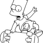 Simpson Coloriage Inspiration Coloriage Bart Simpson Dessin à Imprimer Sur Coloriages Fo