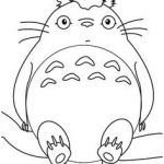 Totoro Coloriage Meilleur De Totoro On Tree Limb Coloring Page